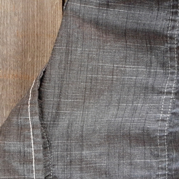 Tranquility Mayhem size medium dark grey short sleeve designer casual shirts - Picture 10 of 12